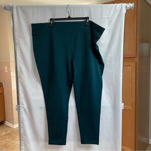 Women’s 4X Terra & Sky Teal Leggings Athleisure Walking Yoga